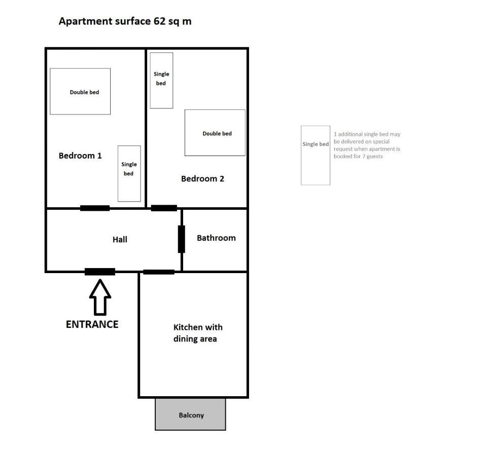 Green Yard Apartment Krowoderska Street クラクフ エクステリア 写真